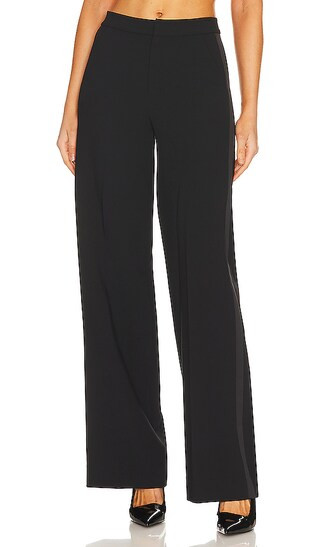 Livvy Tux Trouser in Black | Revolve Clothing (Global)