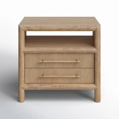 Colleen 2 - Drawer Nightstand in Brown | Wayfair North America