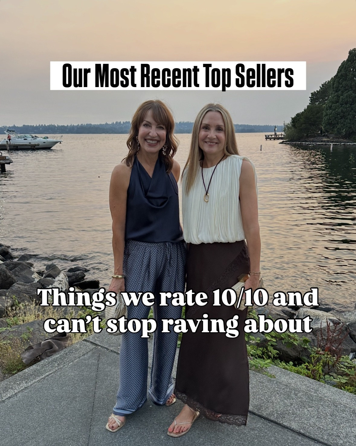Everything you've been loving the most from our recent shares! Not surprisingly, they're our tried & true favorites too!

We're both 5'6" and wear size small in tops and 26/27 in jeans.

#LTKSaleAlert #LTKOver40 #LTKootd #LTKBeauty