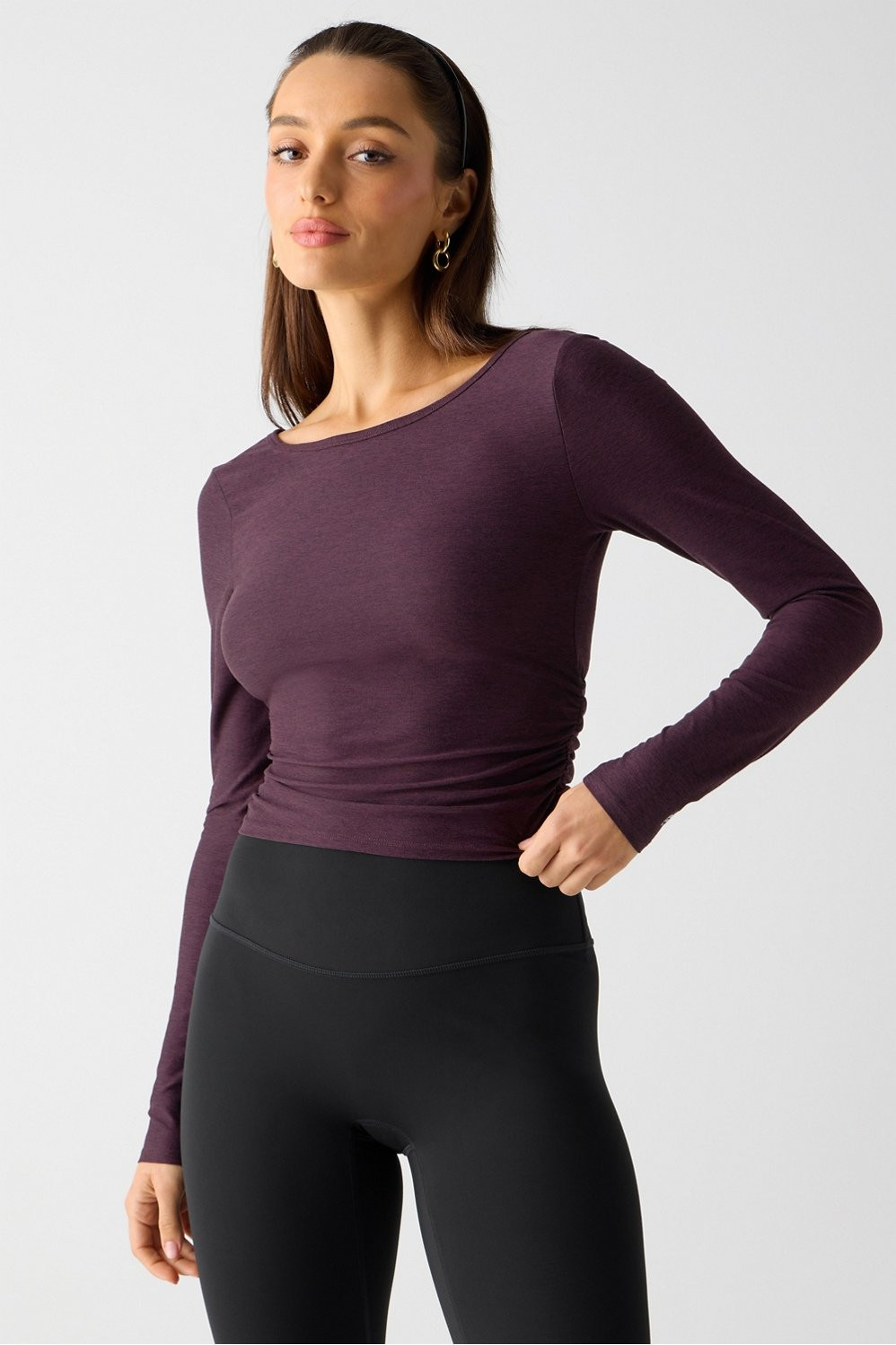 Whisper Crossover Long-Sleeve Top | Fabletics
