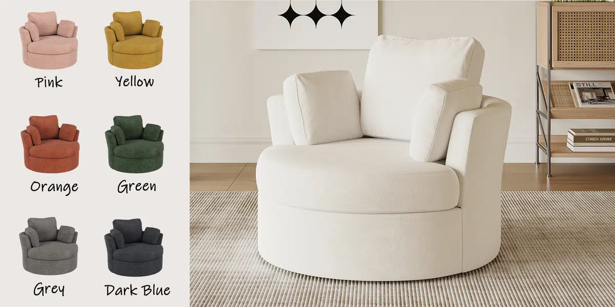 Berey Swivel Barrel Chair | Wayfair North America