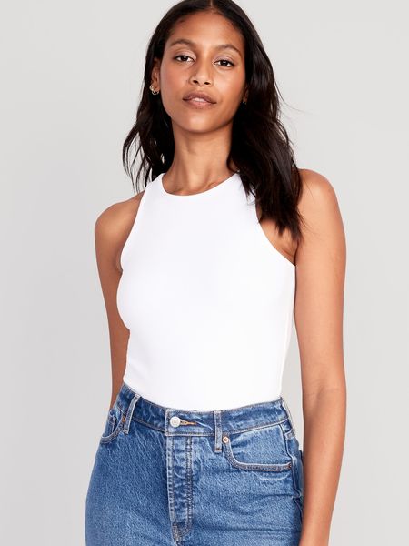 Sleeveless High-Neck Bodysuit for Women | Old Navy (US)