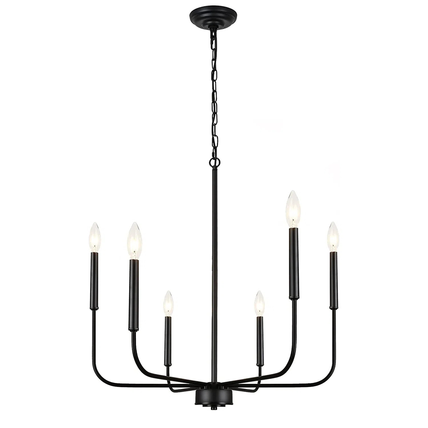 Clerise 6 - Light Candle Style Dimmable Classic / Traditional Chandelier | Wayfair North America