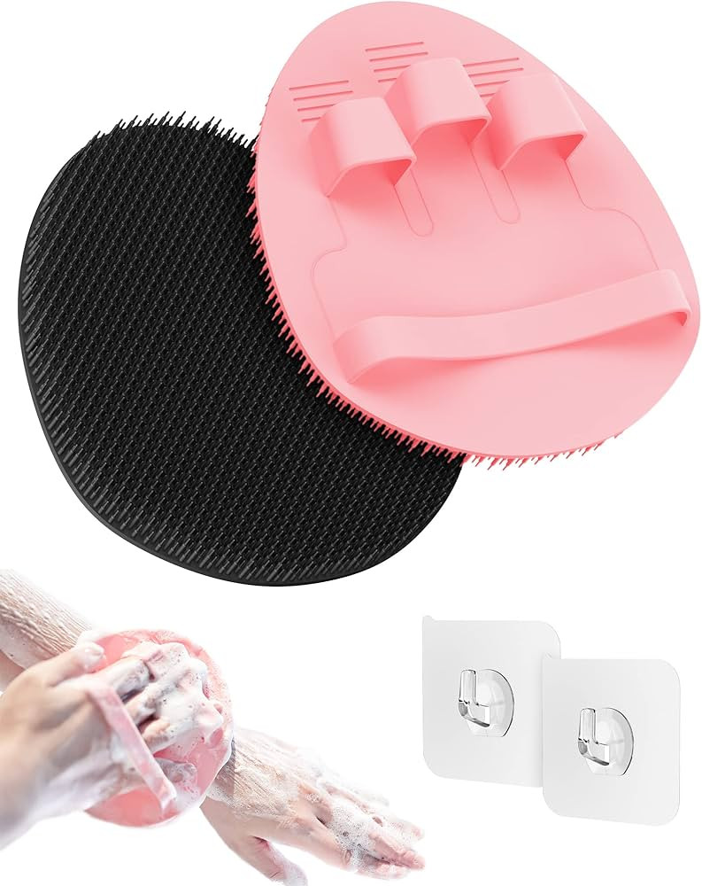 Manmihealth Soft Silicone Shower Brush, Super-Lathering and Deep-Cleaning Body & Face Scrubber, G... | Amazon (US)