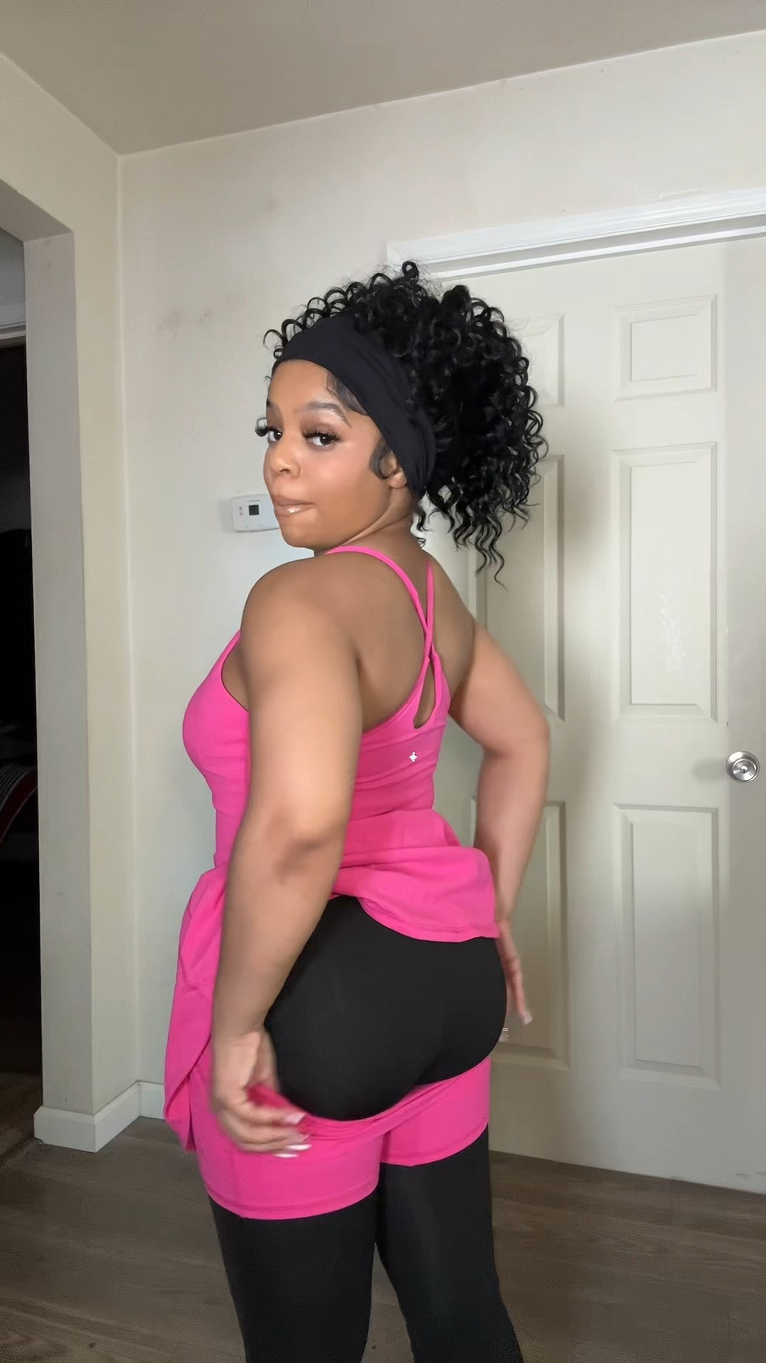 Halara dress perfect airport outfit the cutest pink spring dress it’s backless hide my back fat compression for a tummy control built-in shorts with pockets. Perfect for Mom life

#LTKootd #LTKmomlife #LTKActive