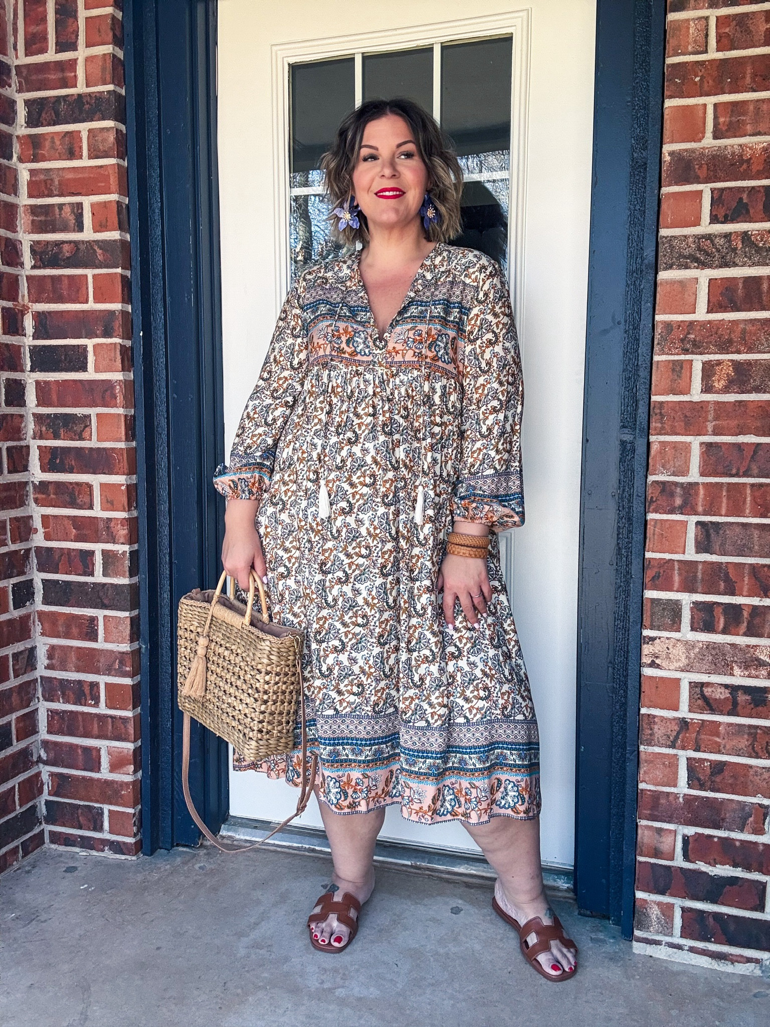 I love the fun print of this spring dress from Amazon. I’ve styled it with slides and a tote, dress it up with your favorite wedges! 

#LTKPlusSize #LTKStyleTip #LTKSeasonal