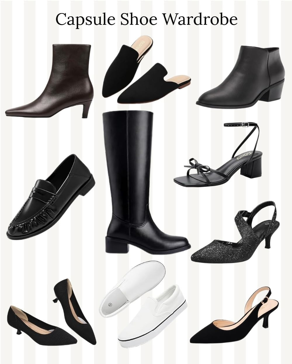 Capsule Shoe Wardrobe needed in every grown woman's life. 

 #LTKdayinmylife #LTKootd #LTKWorkwear