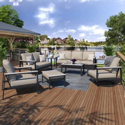 Townsend 6 Person Sofa Seating Group with Sunbrella Cushions | Wayfair North America