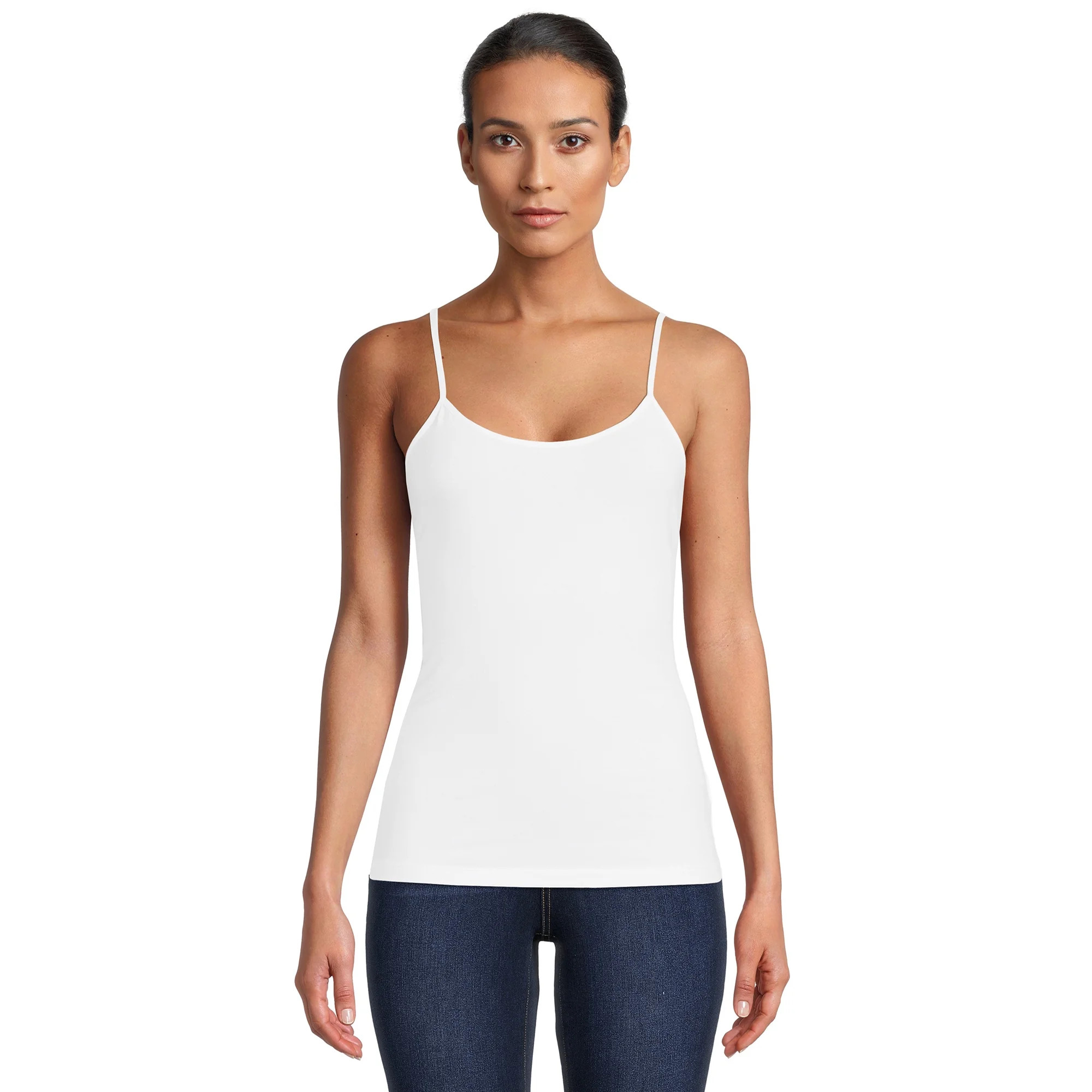 Time and Tru Women's Cami with Adjustable Straps, Sizes XS-XXXL | Walmart (US)