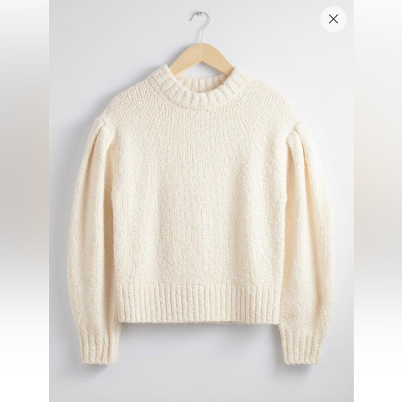 & Other Stories Women's Sweater - Cream - S | Depop US