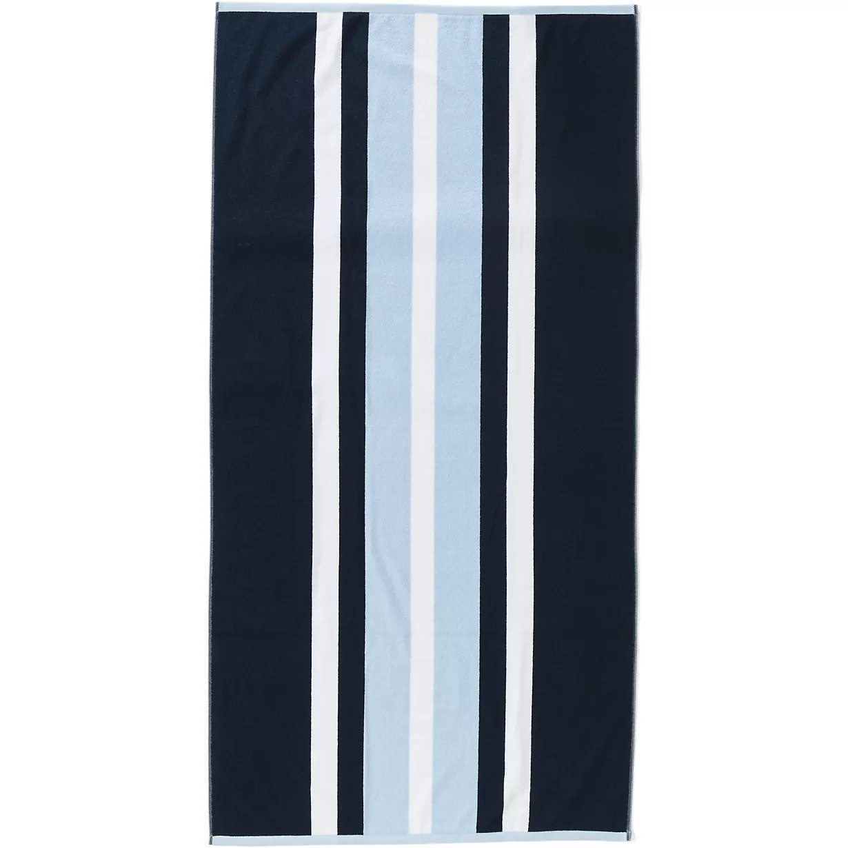 Rugby Stripe Beach Towel | Lands' End (US)