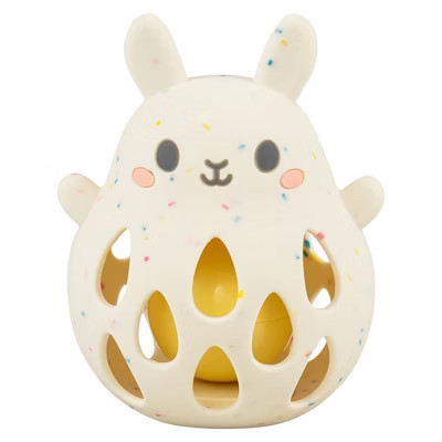 Silicone Rattle Bunny - Soft Silicone, Ages 0+ mo. | Target