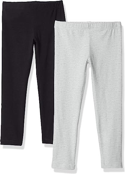 Amazon.com: The Children's Place Girls Leggings, Black/Smoke Gray 2 Pack, Small: Clothing, Shoes ... | Amazon (US)