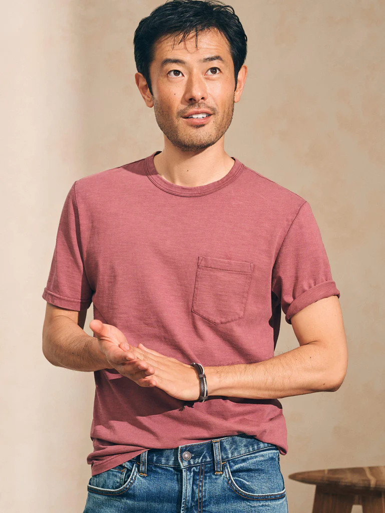 Sunwashed Pocket Tee | Faherty