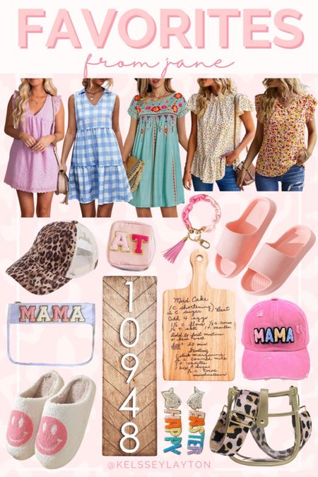 Favorite finds from @veryjane for Spring! 💗 Lots of pretty dresses, cute accessories & gift ideas… ALL ON SALE! #veryjane #ltkandjane


Clear bag, recipe board, mama hat, makeup bag, smiley slippers, spring dress, floral blouse, Easter earrings 