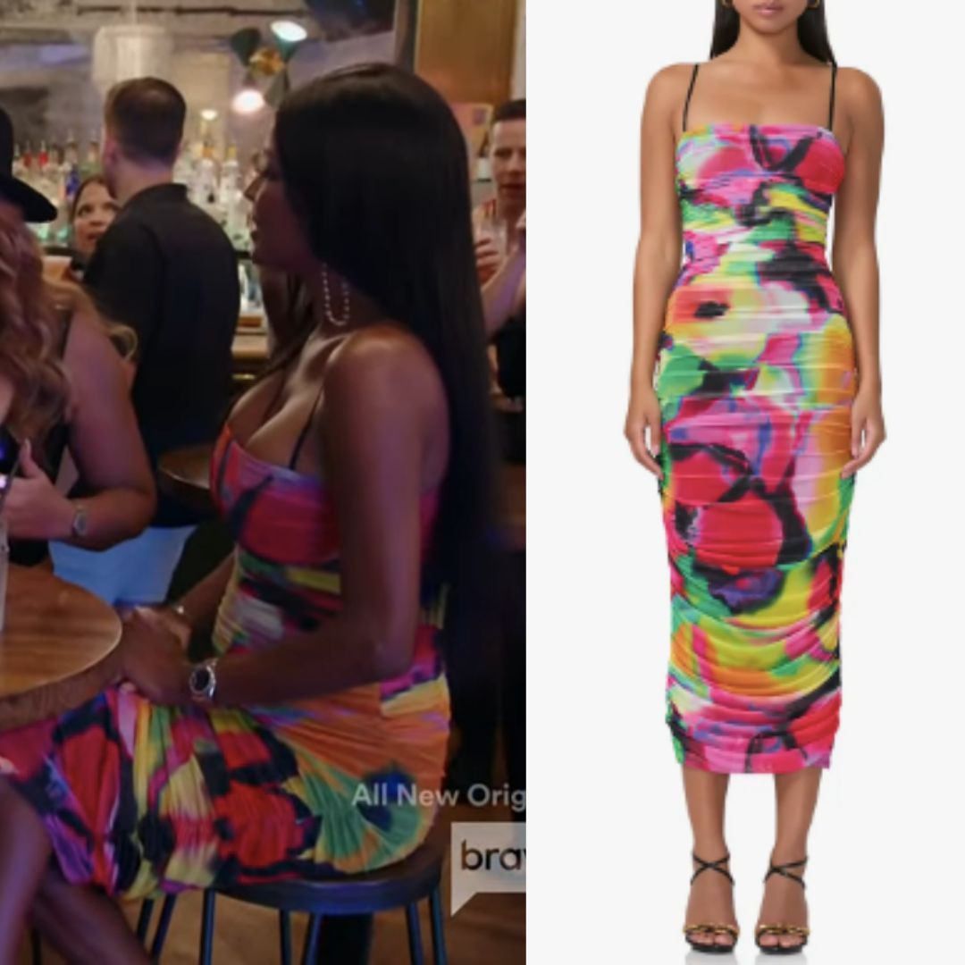 Stacey Rusch's Watercolor Print Dress 

 