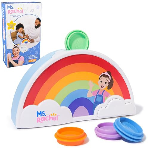 Ms. Rachel Official Electronic Rainbow Color Sorter with Lights, Music & Sounds, 7 Colors, Educational Toys & Toddler Toys for Girls & Boys Ages 1-2+ | Amazon (US)