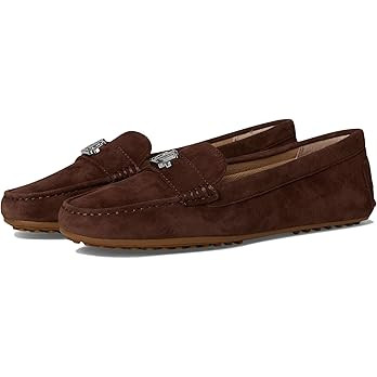 Lauren Ralph Lauren Womens Barnsbury Suede Loafer | Amazon (US)