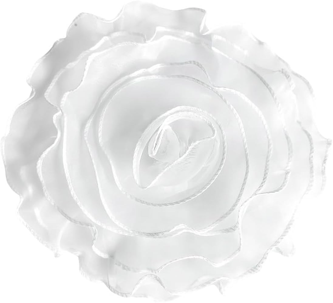 10inch Extra Large Flower Brooch Pin for Women Fashion Dainty Organza Satin Fabric Big Camellia B... | Amazon (US)