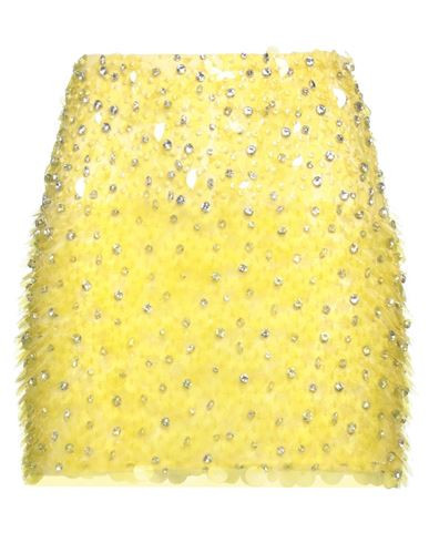 Des_phemmes Woman Mini skirt Yellow Size 2 Nylon | YOOX (US)