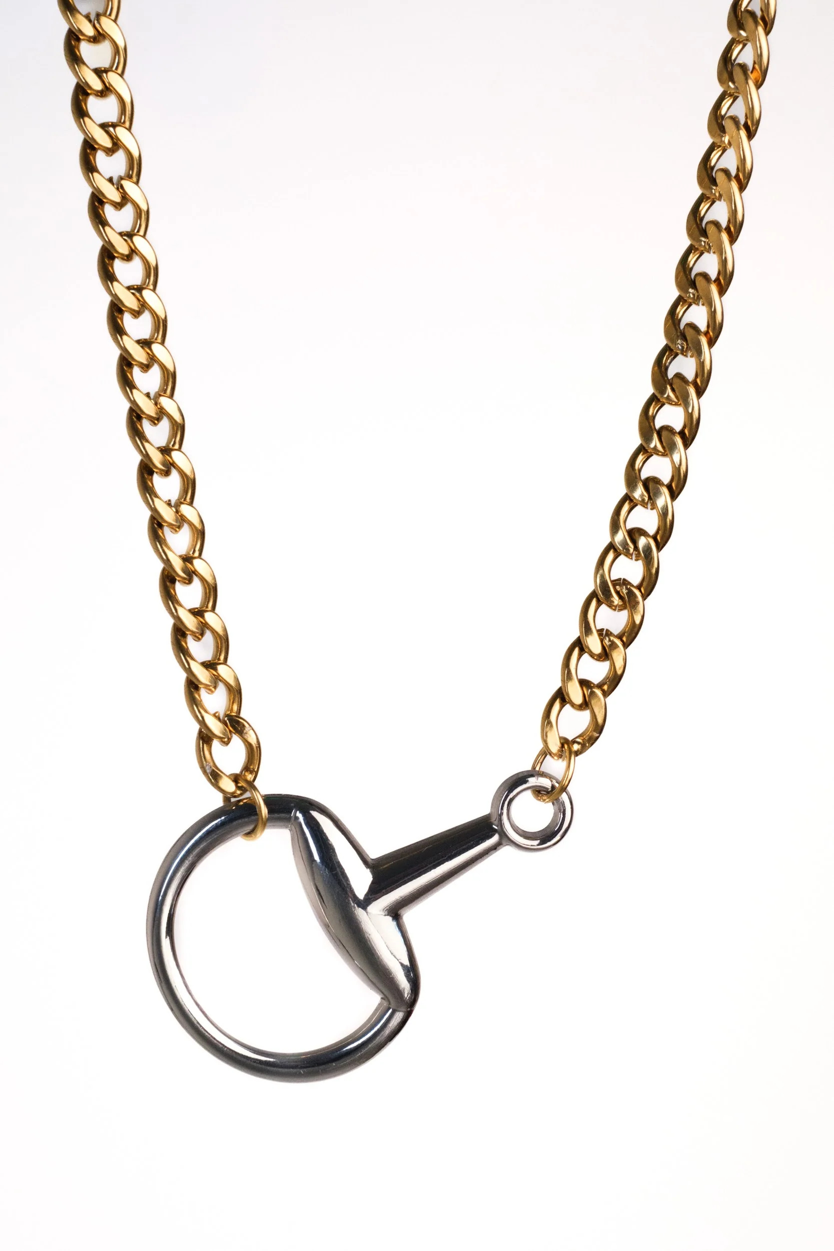In Control Horse Bit 316L Stainless Steel Necklace | KC Chic Designs