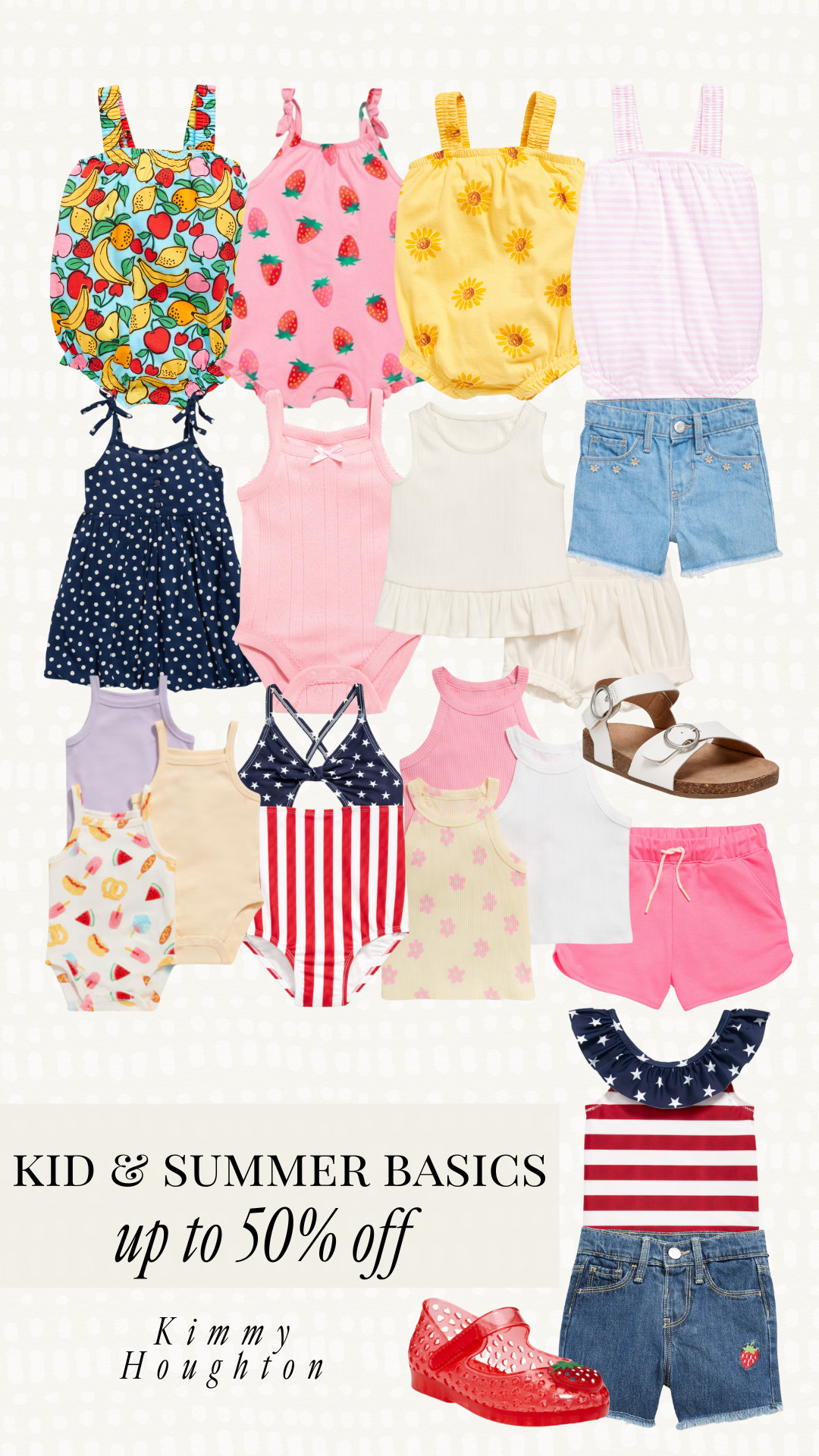 Kid & summer basics up to 50% off from Old Navy! 💕 

 #LTKStyleTip #LTKBaby #LTKKids
