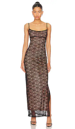 Miaou Thais Dress in Black. - size S | Revolve Clothing (Global)