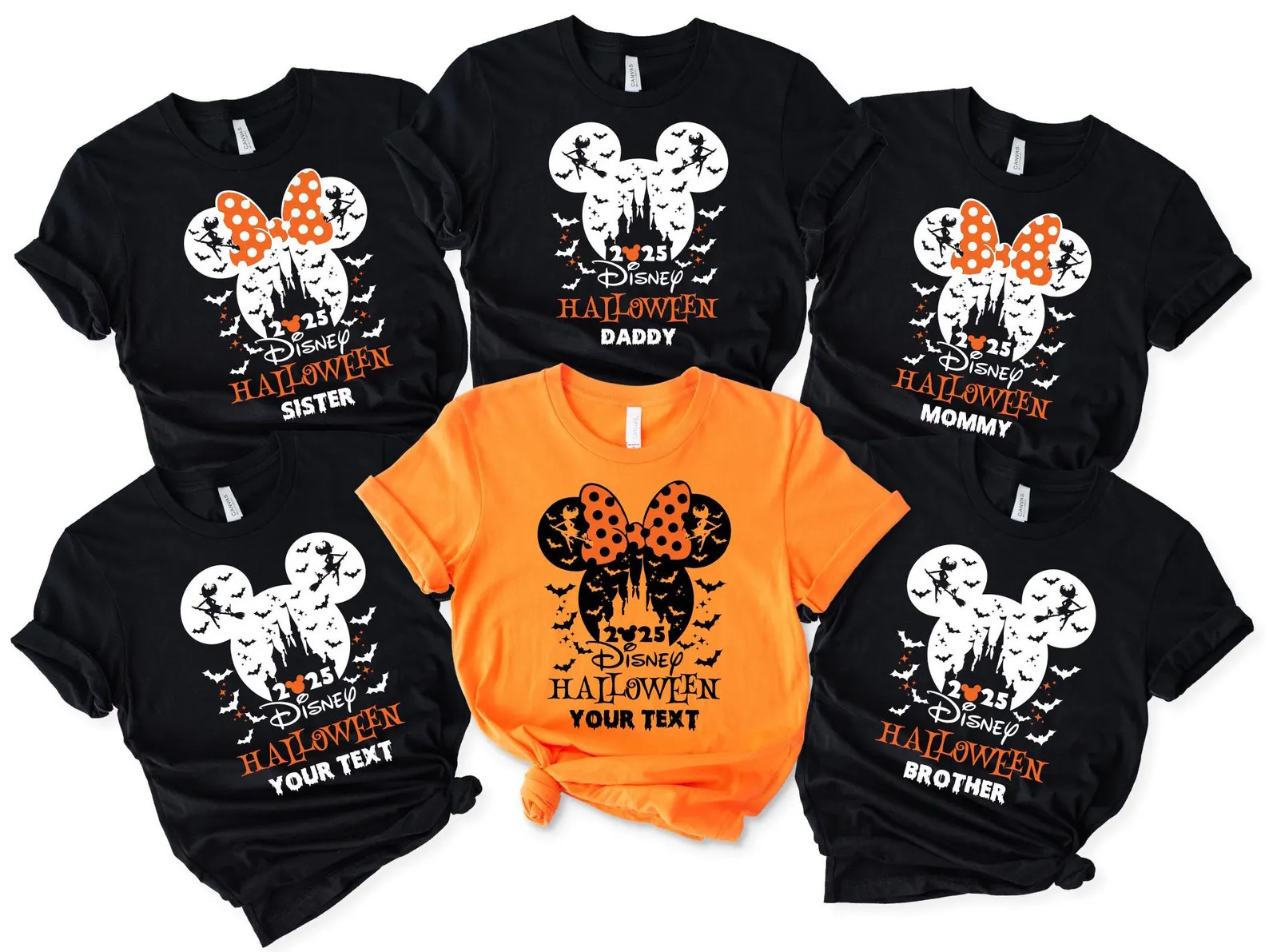 2025 Disney Halloween Custom Shirt, Disney Shirt, Halloween Matching Shirts, Custom Disney Family... | Etsy (US)