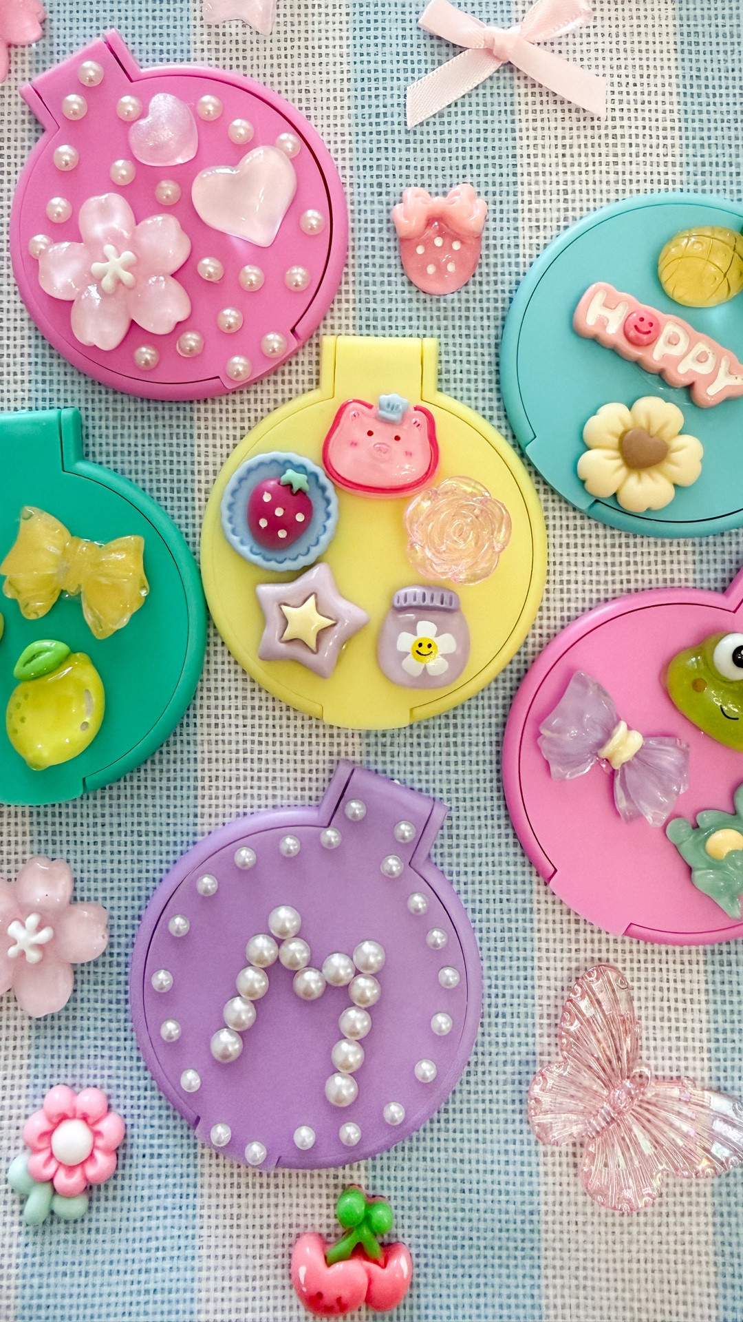 These compact mirrors were the perfect DIY craft for your next craft night! They would also make the cutest party station to take home as a party favor! 

#LTKmomlife #LTKKids