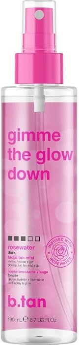 b.tan Gradual Self Tanner Face Mist - Clear Facial Tanning Water Spray | Amazon (US)