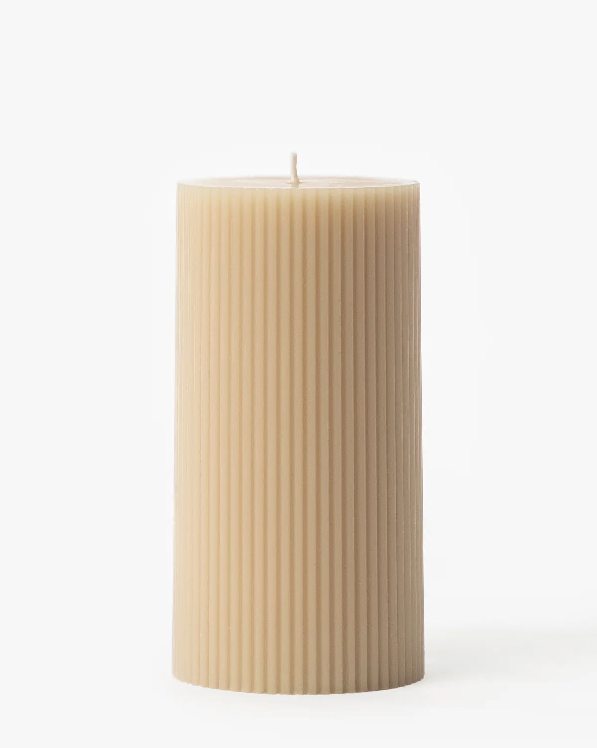 Ribbed Pillar Candle | McGee & Co. (US)