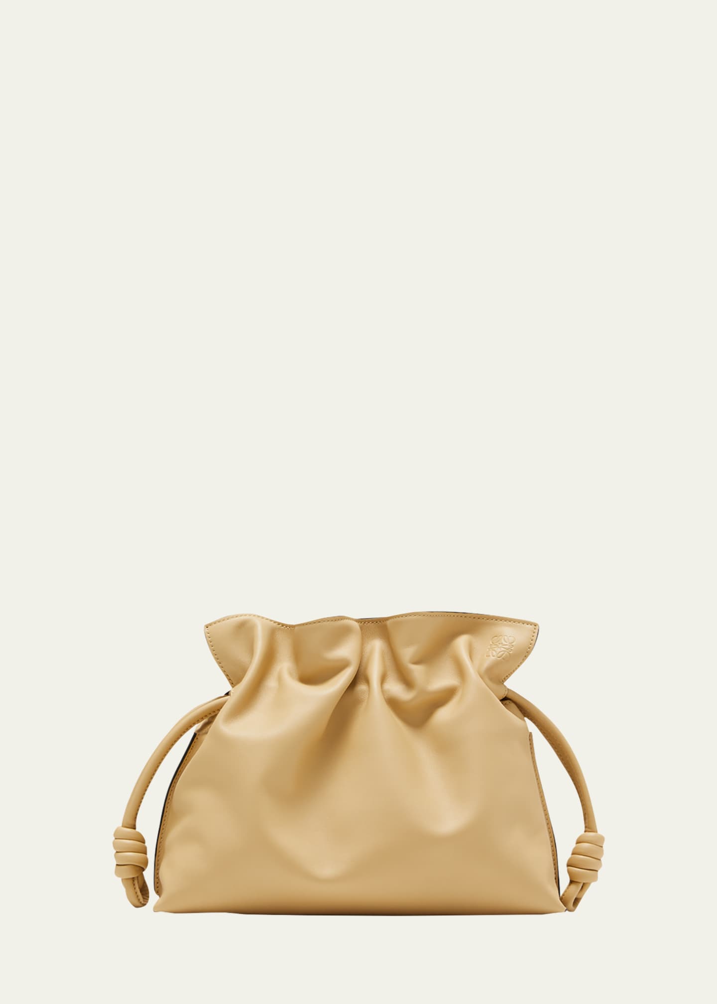 Loewe Flamenco Clutch Bag in Napa Leather with Blind Embossed Anagram | Bergdorf Goodman