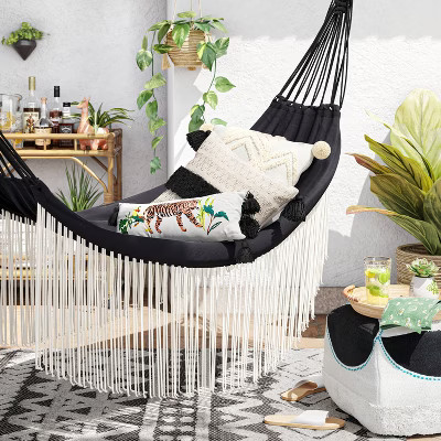 Fringe Hammock - Black - Opalhouse™ | Target