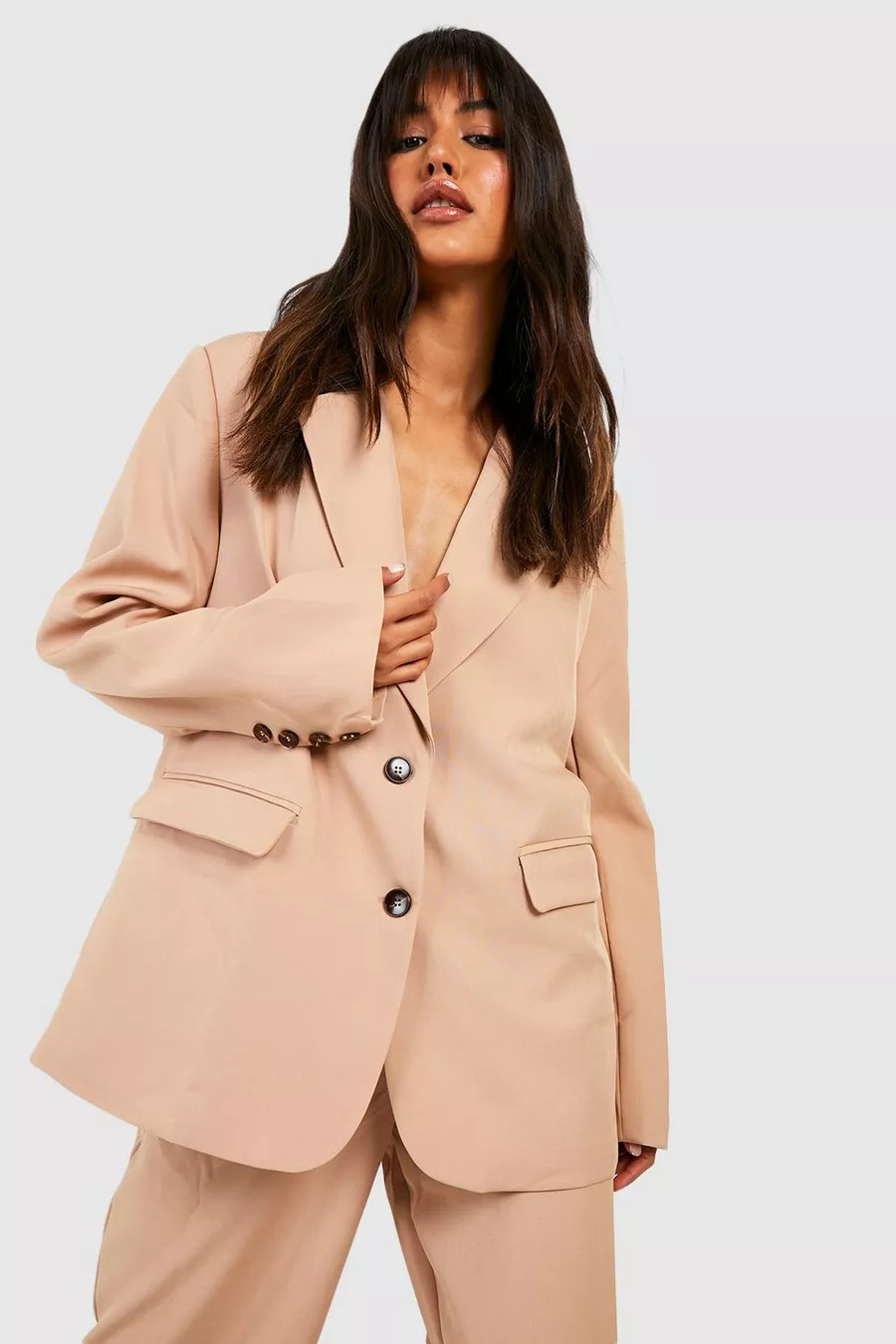 Oversized Relaxed Fit Tailored Blazer | Boohoo.com (US & CA)