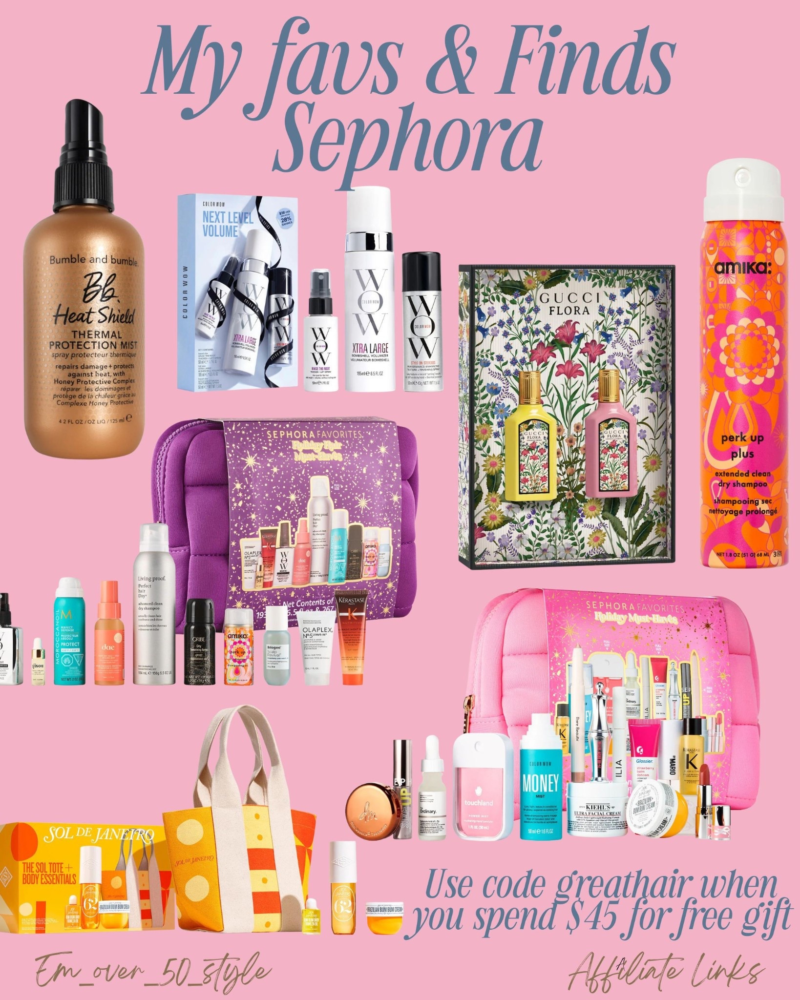 Best way to find new products that work best for you is by mini sets!  I love finding new products this way!    Use code greathair with $45 purchase for free gift 

#LTKFallSale #LTKStyleTip #LTKBeauty