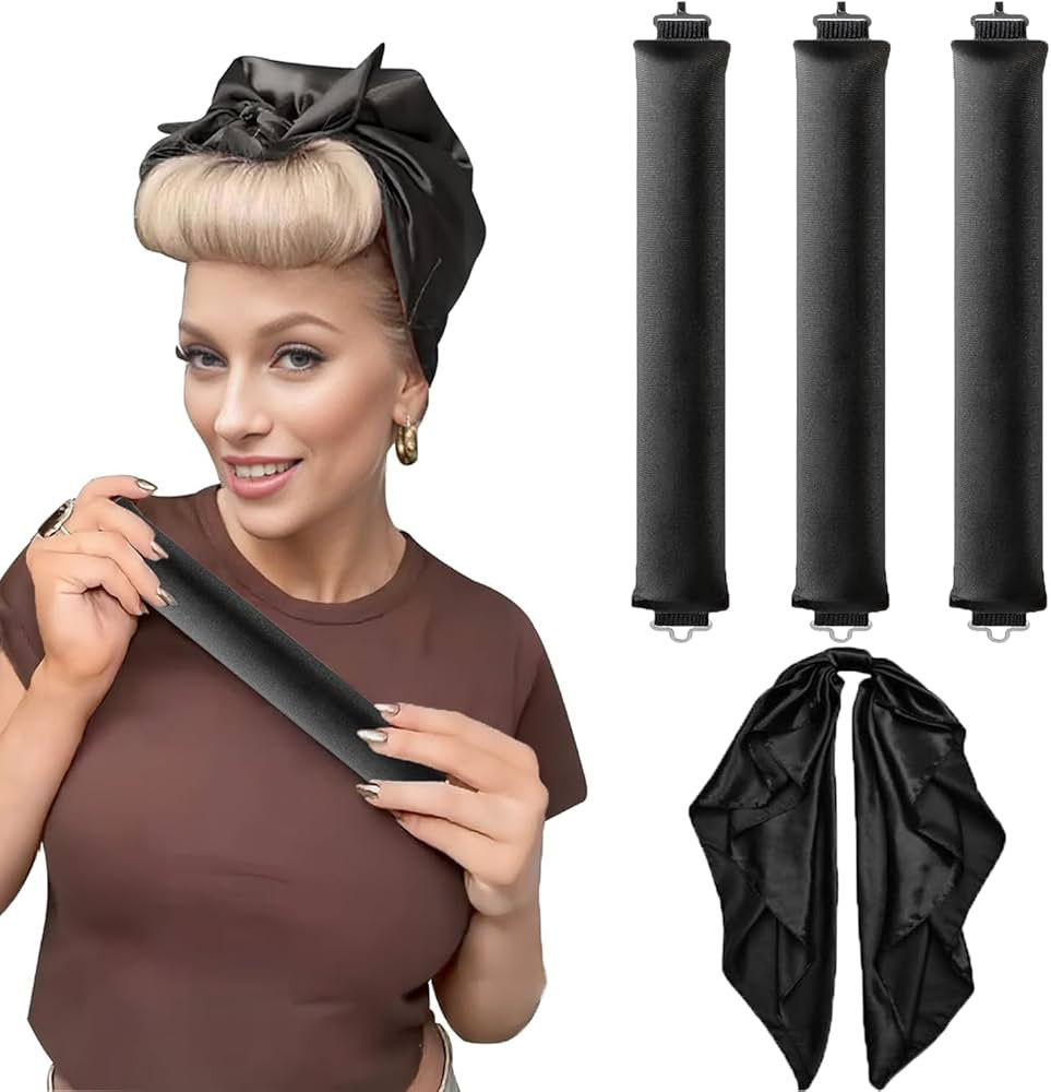Heatless Hair Curler,Overnight Heatless Curls Blowout Rods Headband for All Hair Types,Flexi Rods... | Amazon (CA)