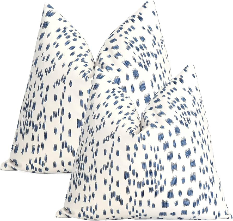 Pack of 2 Outdoor Throw Pillow Covers, Waterproof Pillow Covers ONLY, Patio Square Cushion Cases ... | Amazon (US)