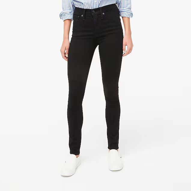 10" highest-rise skinny jean in black denim | J.Crew Factory