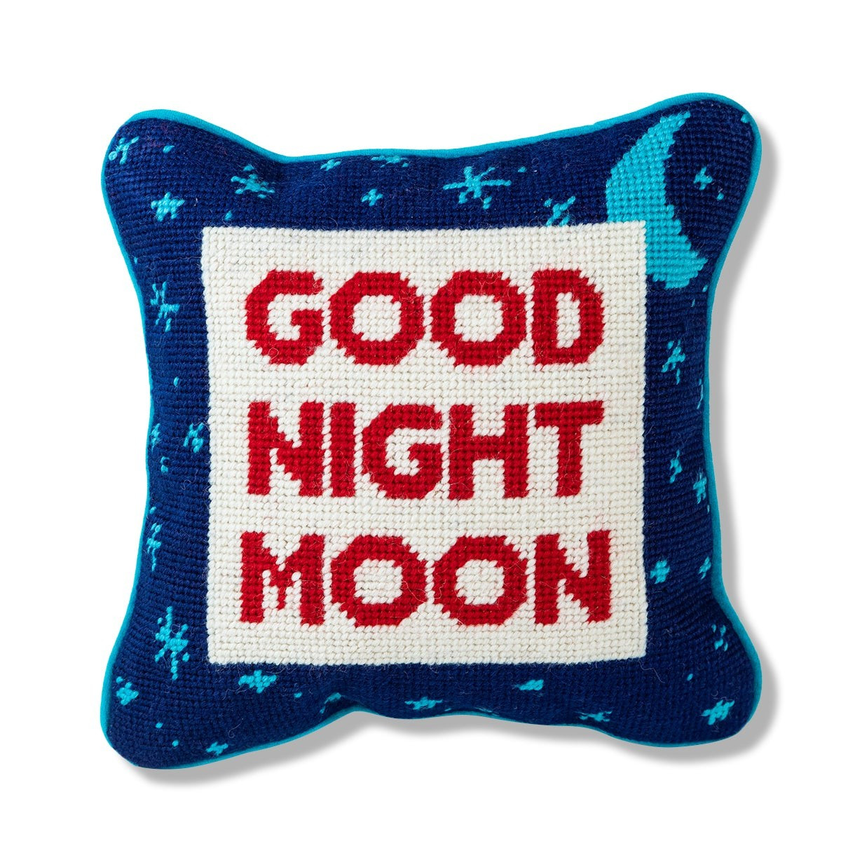 Good Night Moon Needlepoint Pillow | Furbish Studio
