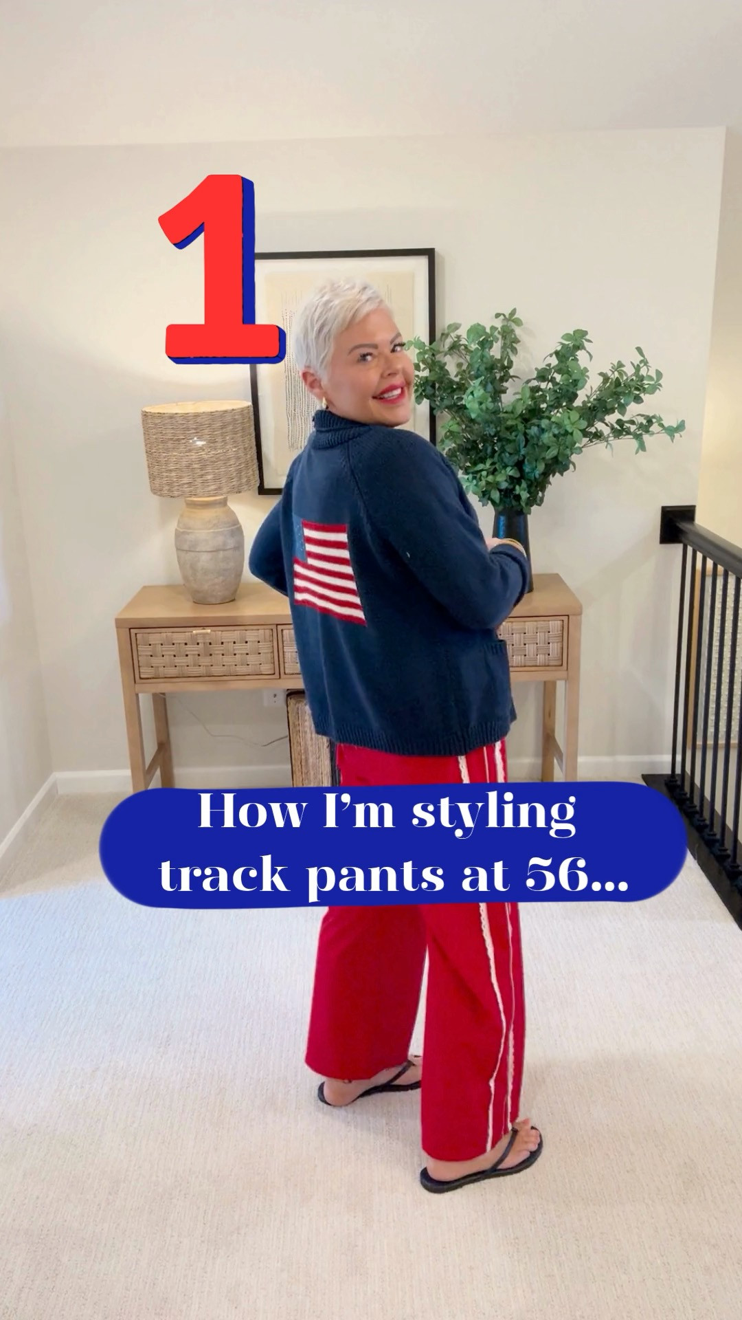 Track Pants, Red, Navy Blue, Casual Outfit, Summer Style, Casual Style, Over 40 Style, Over 40 Fashion, Amazon Fashion, Target Style, Affordable Fashion, Walmart Style. 

 #LTKootd #LTKmomlife #LTKOver40
