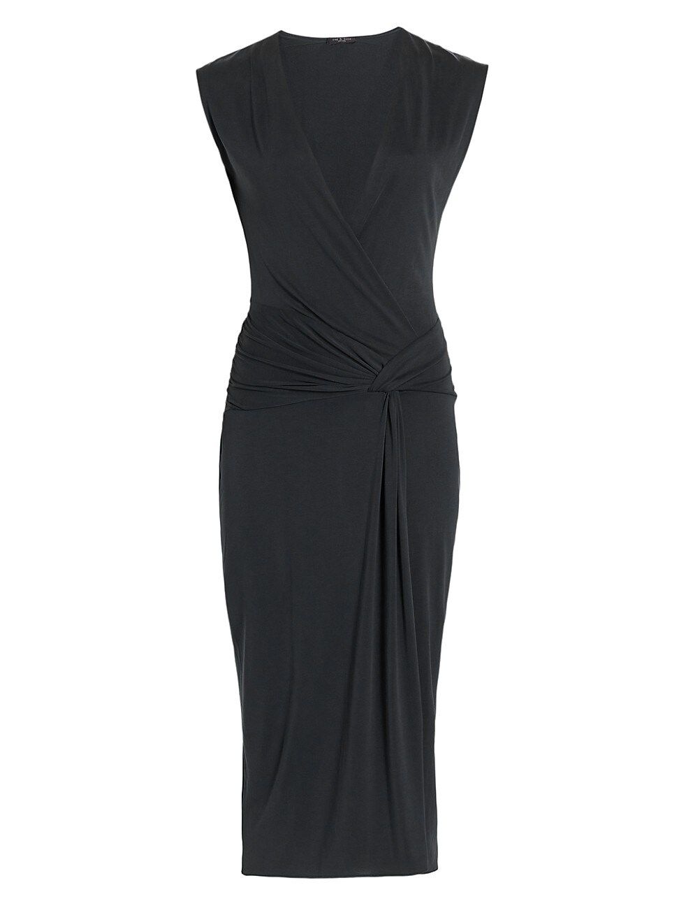 Women's Christy Drape Midi Dress - Salute - Size Medium - Salute - Size Medium | Saks Fifth Avenue