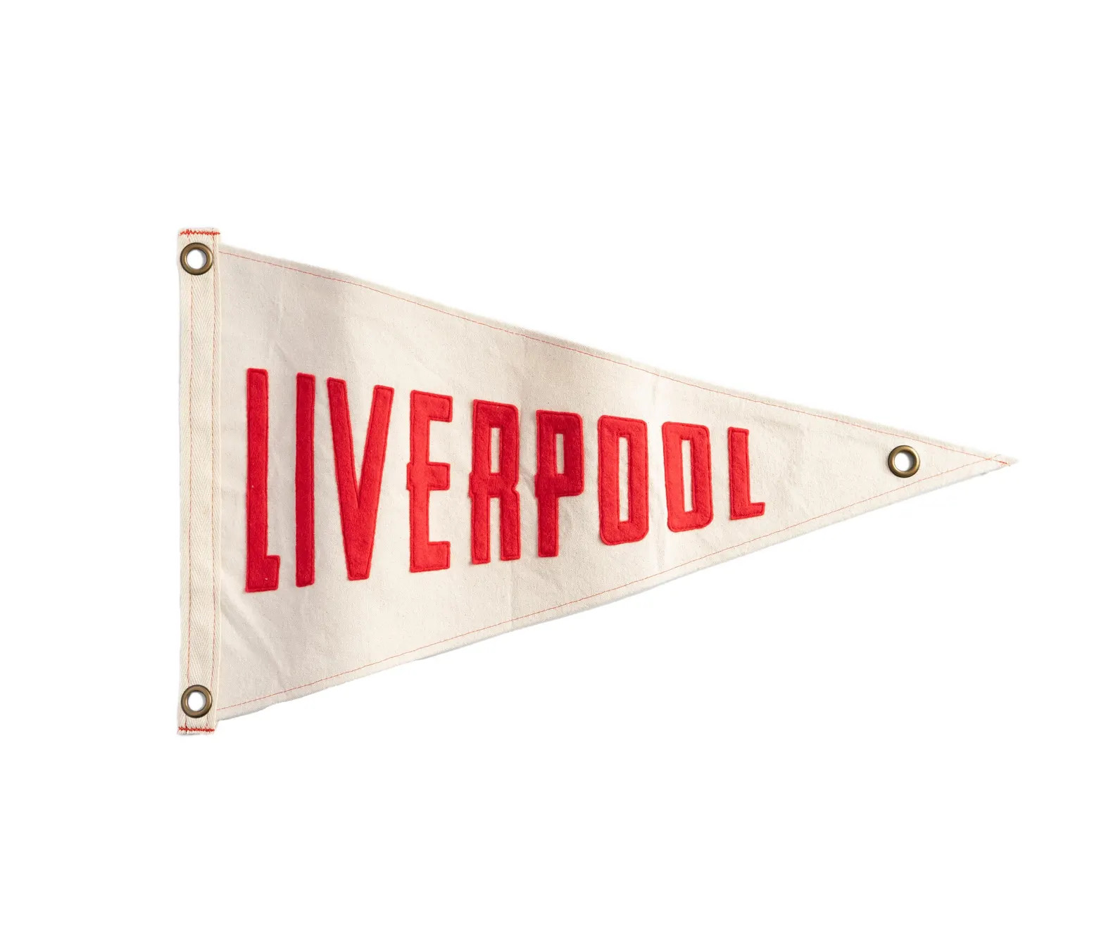 Liverpool Retro Football Pennant Flag: Handmade Canvas Wall Hanging | Etsy (Global)