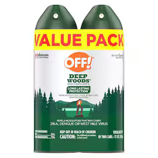 Deep Woods Insect Repellent V, Up to 8 Hours of Mosquito Protection, 6 oz. (2-Pack) | The Home Depot