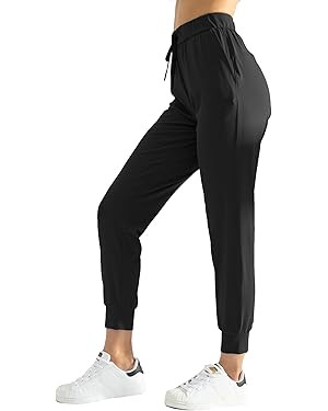 AJISAI Women's Joggers Pants Drawstring Running Sweatpants with Pockets Lounge Wear | Amazon (US)