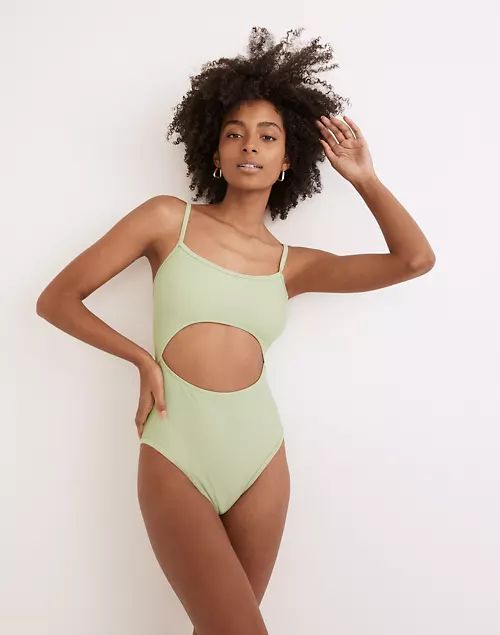 Madewell Second Wave Cutout One-Piece Swimsuit | Madewell