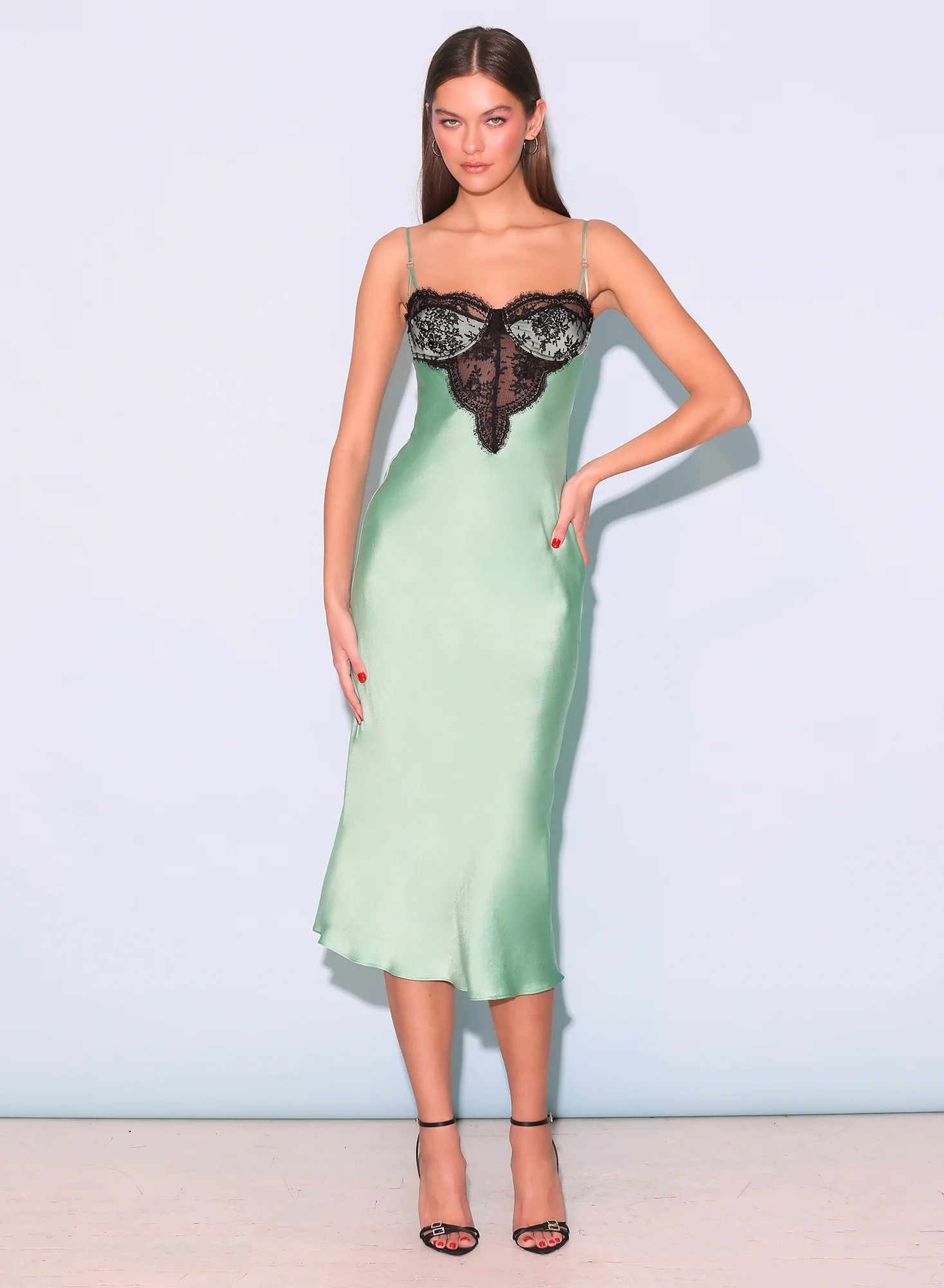 Frankie Lace Cupped Slip Dress | Fleur du Mal | Fleur du Mal
