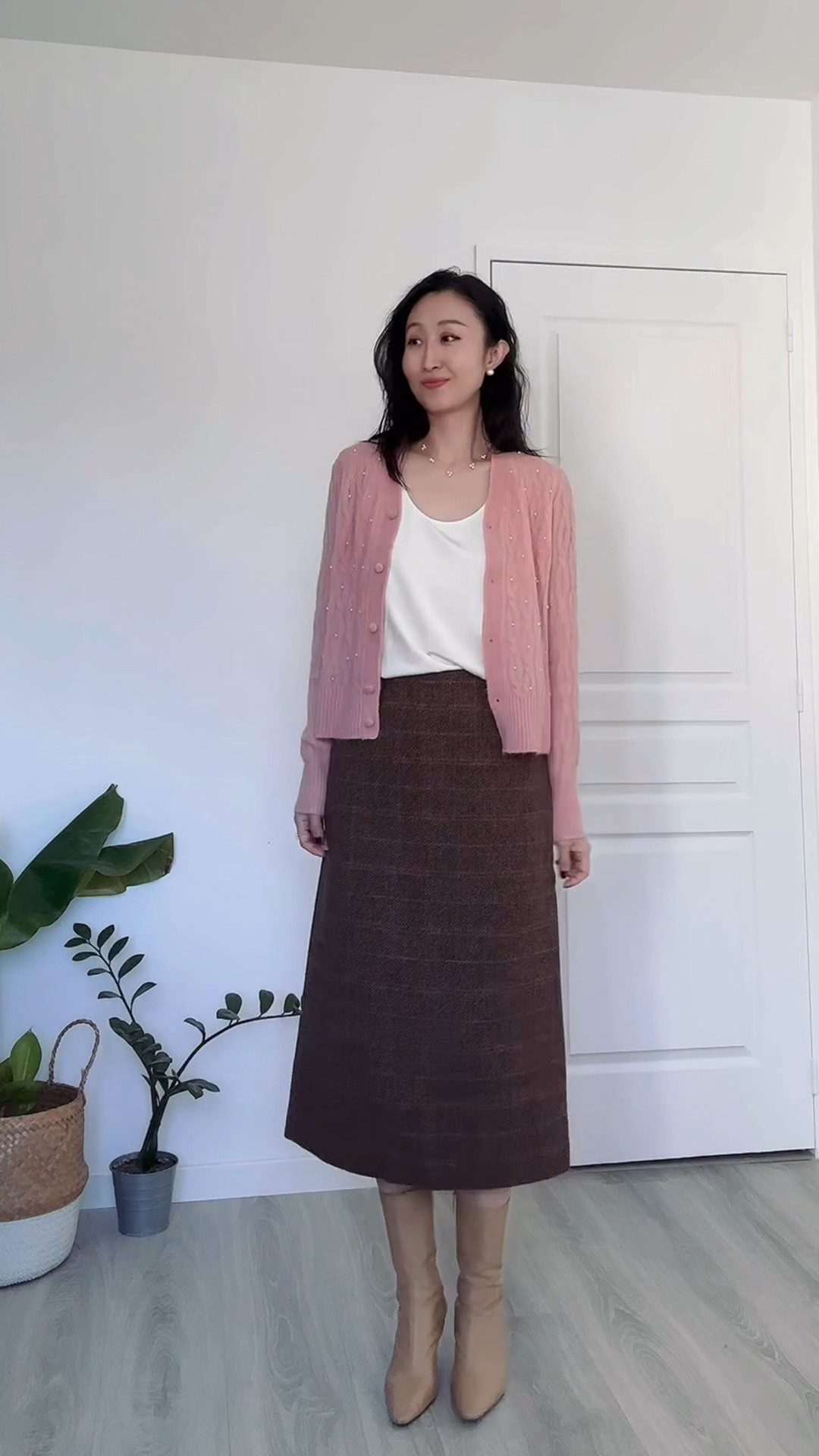 GOELIA pink cardigan outfit 

#LTKasia #LTKover50style #LTKworkwear