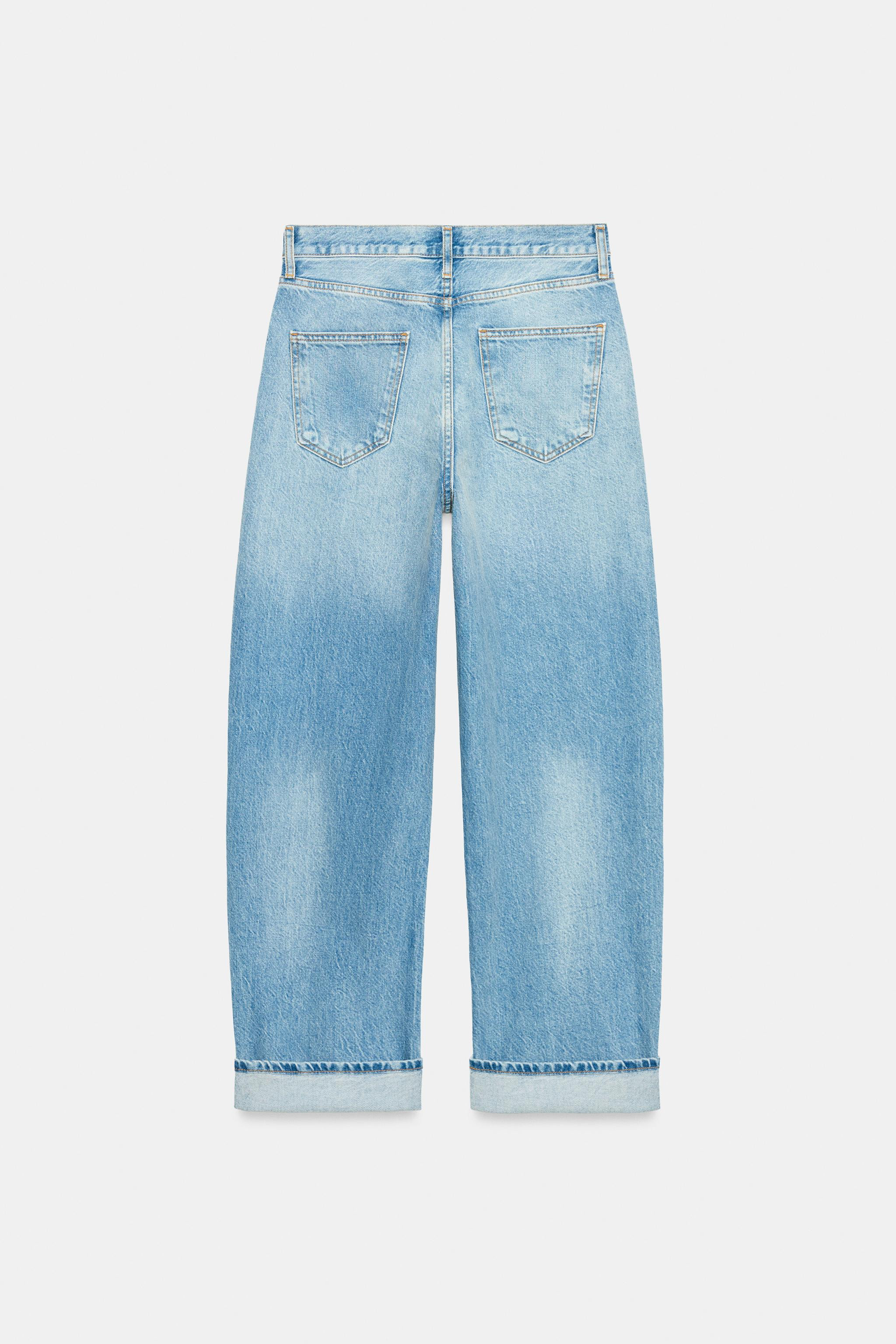 ZW COLLECTION MID-RISE BAGGY FIT JEANS | Zara US