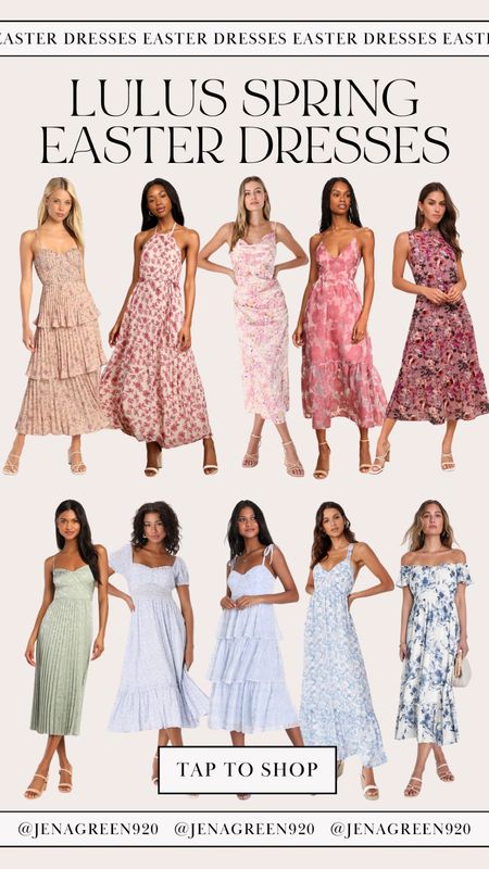 Lulus Easter Dresses | Easter Dress | Spring Dress | Spring Outfit | Floral Dress

#LTKstyletip #LTKfindsunder50 #LTKfindsunder100