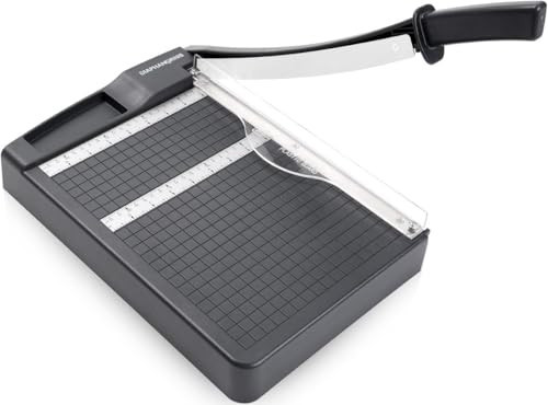 Paper Cutter,Paper Trimmer12" Cutting Length Heavy Duty Guillotine Paper Slicer with Safety Guard and Blade Lock,12 Sheets Capacity,Ideal for Offices,Homes,Printing Shops,Photo Studios | Amazon (US)